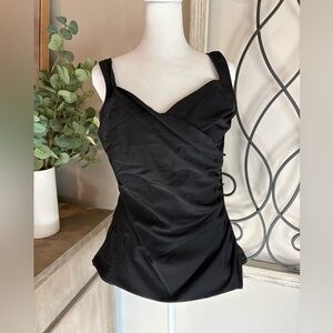 Talbots Black Miraclesuit  Swim Top